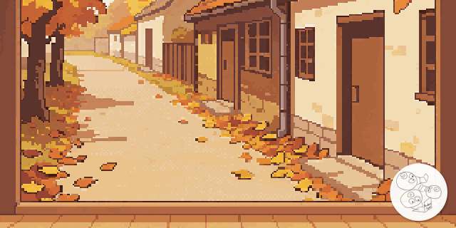 village_autumn_leaves