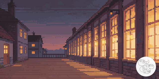 village_dusk_lamps