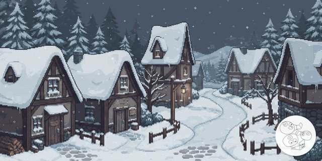 village_street_snow