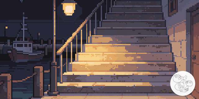 harbor_lane_stairs_night