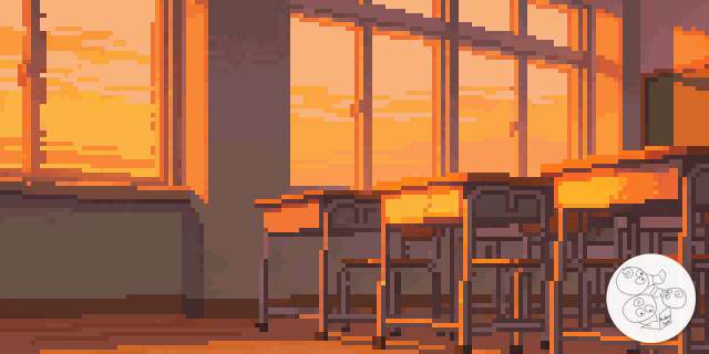 classroom_sunset