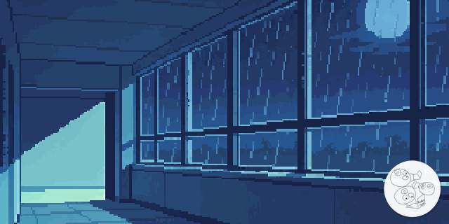 corridor_rain_window