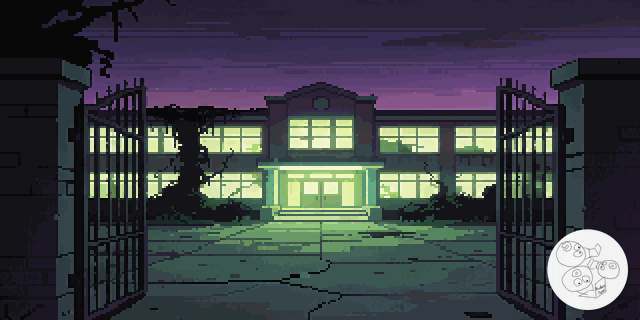 school_from_gate_dusk