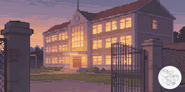 school_from_gate_dusk