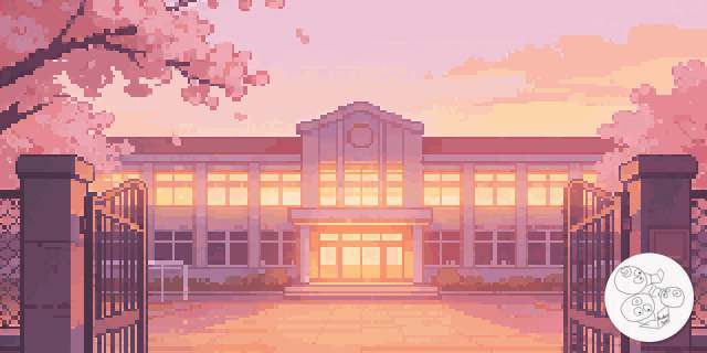 school_from_gate_dusk