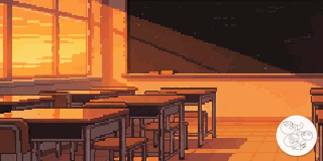 classroom_sunset