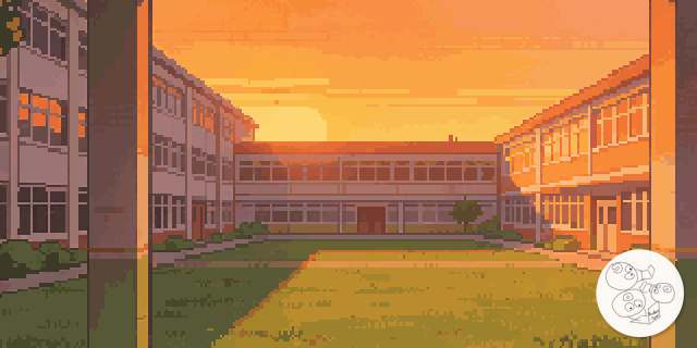courtyard_sunset