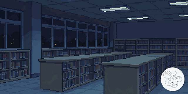 library_night