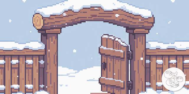 gate_snow_timber