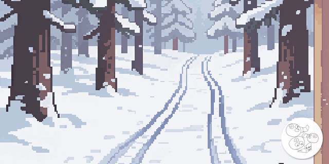 sled_track_forest
